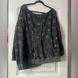 Torrid Skull Off Shoulder Sweatshirt 4